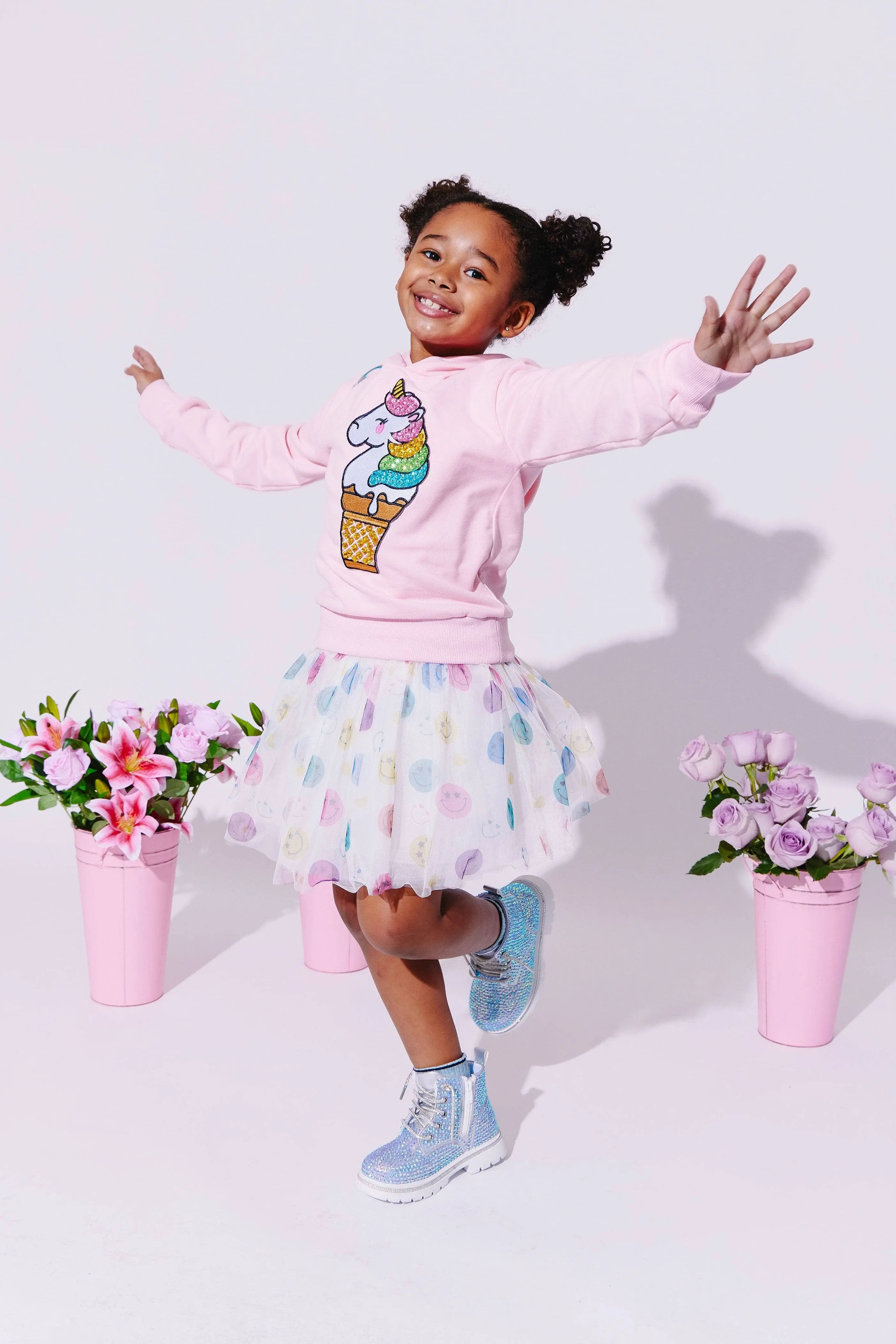 Rainbow Smiley Tutu