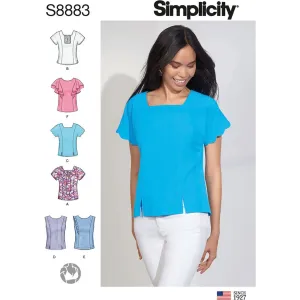 Simplicity Sewing Pattern S8883 Misses' Tops