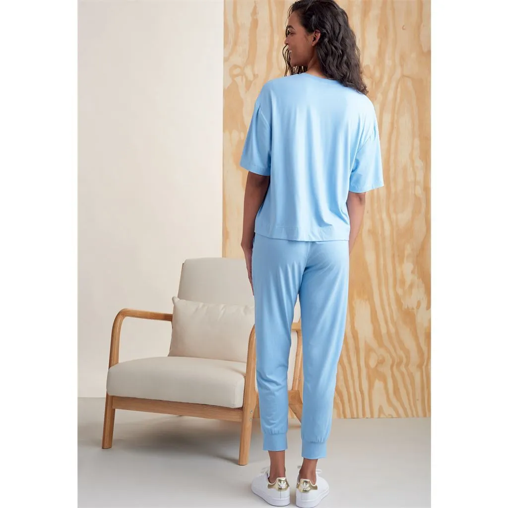 Simplicity Sewing Pattern S9337 Unisex Knits Only Tops, Pants and Shorts