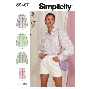 Simplicity Sewing Pattern S9467 Misses' Tops