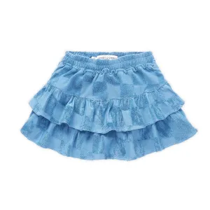 Skirt Terry Blocks Breezy Blue