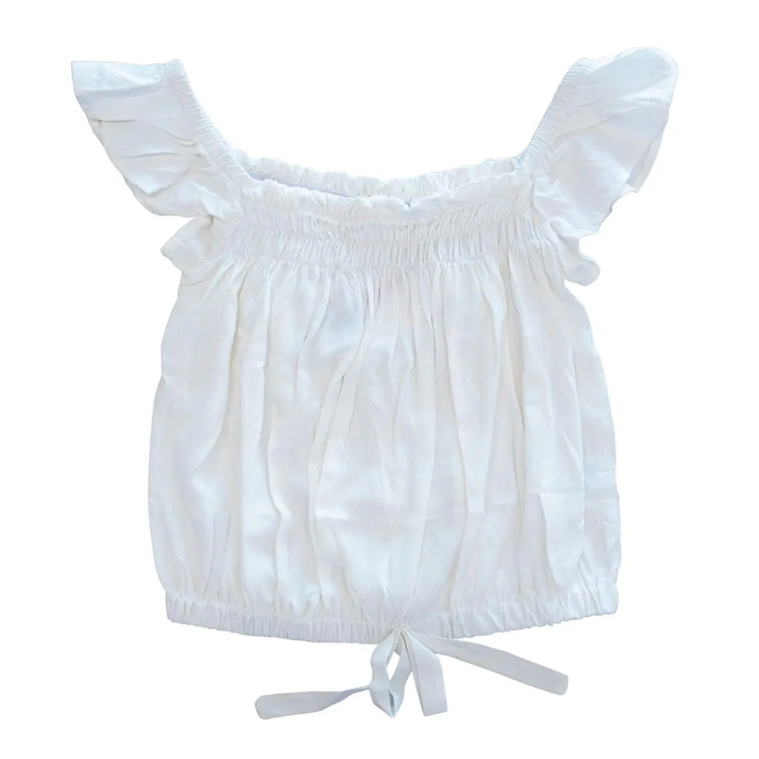 Smocked Ruffle Blouse