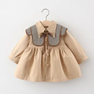 Spring and Autumn Coat Baby Western Style Jacket Wholesale Girl Clothes