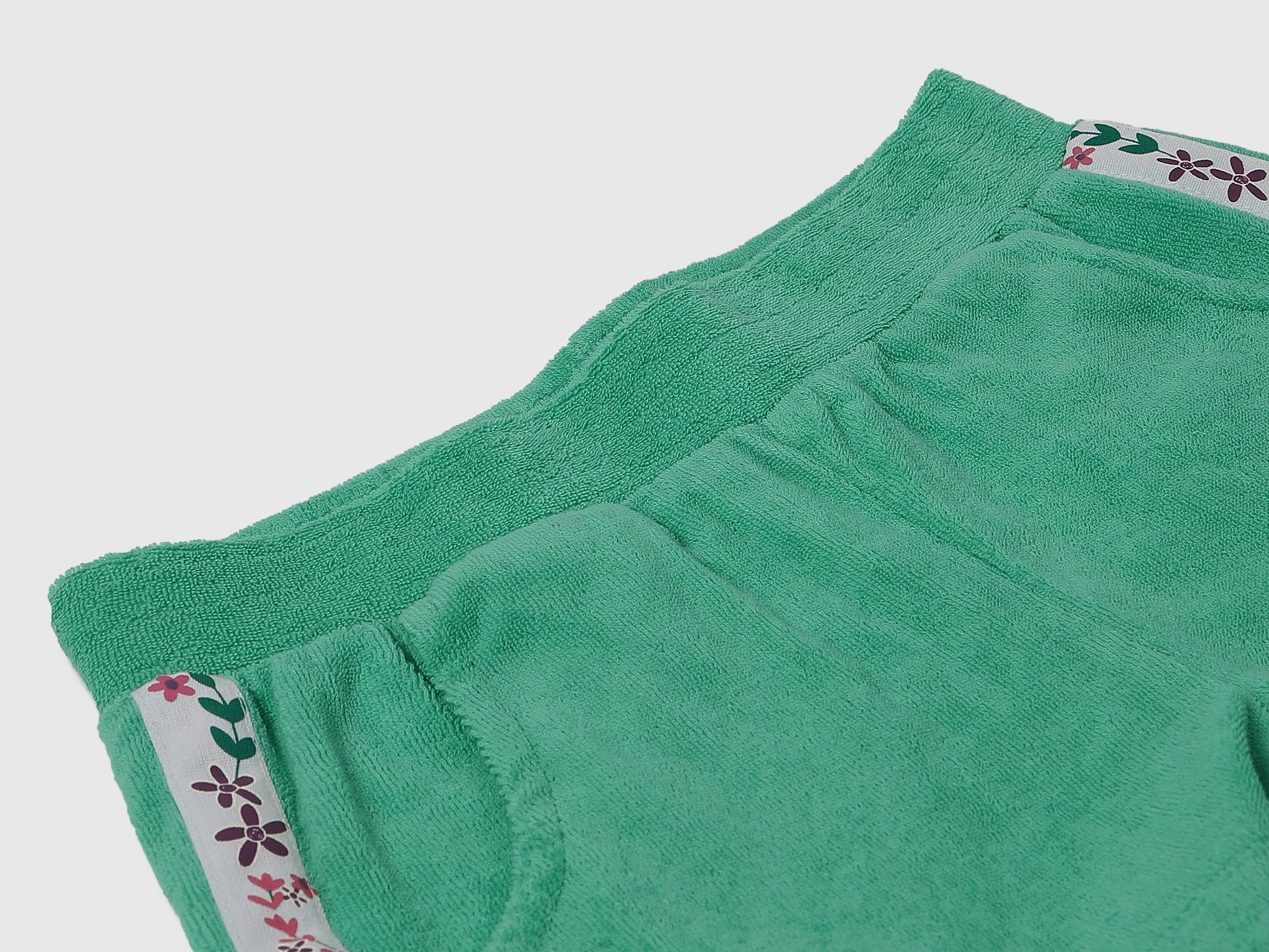 Striped Regular Fit Towel Shorts