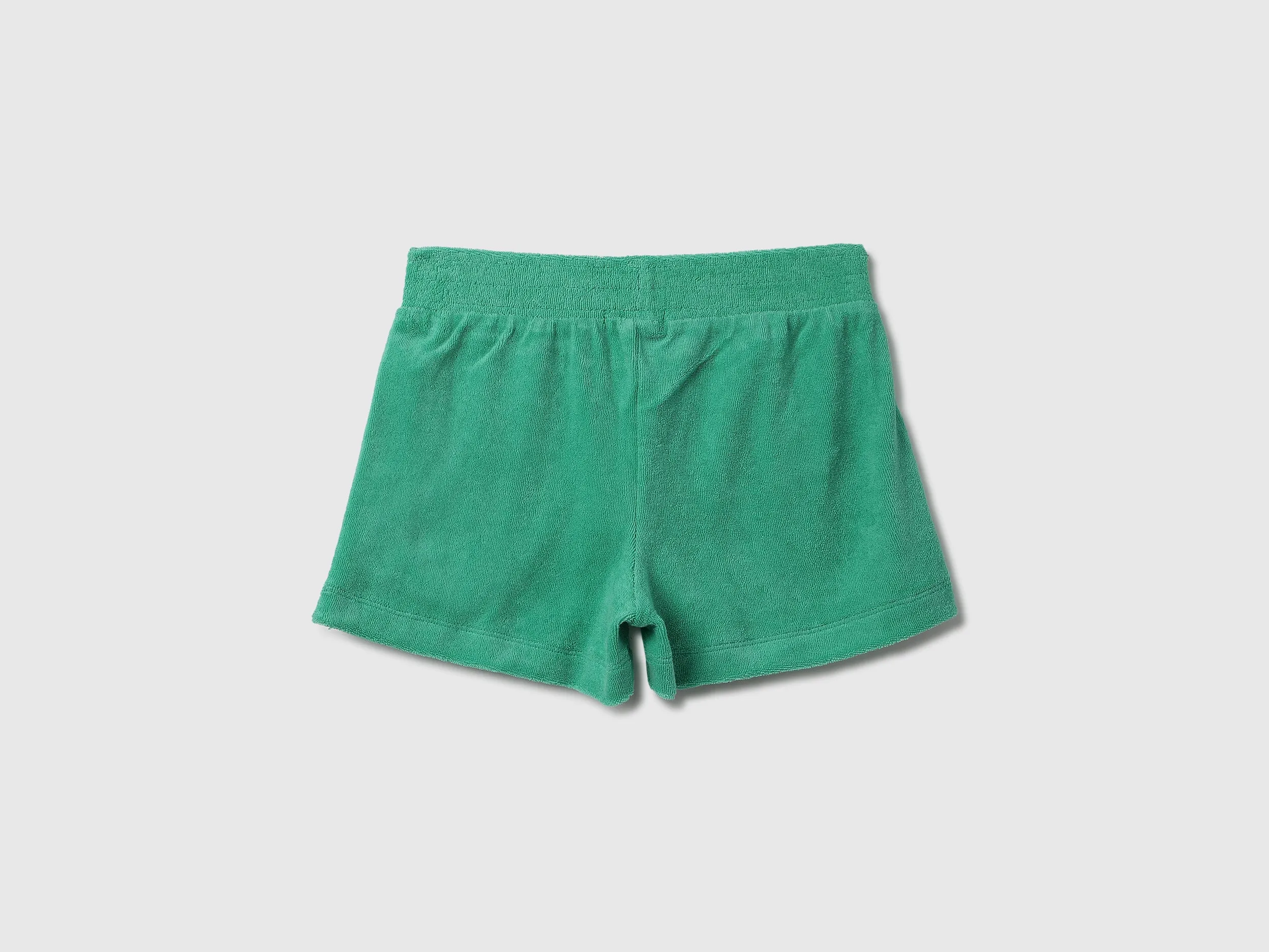 Striped Regular Fit Towel Shorts