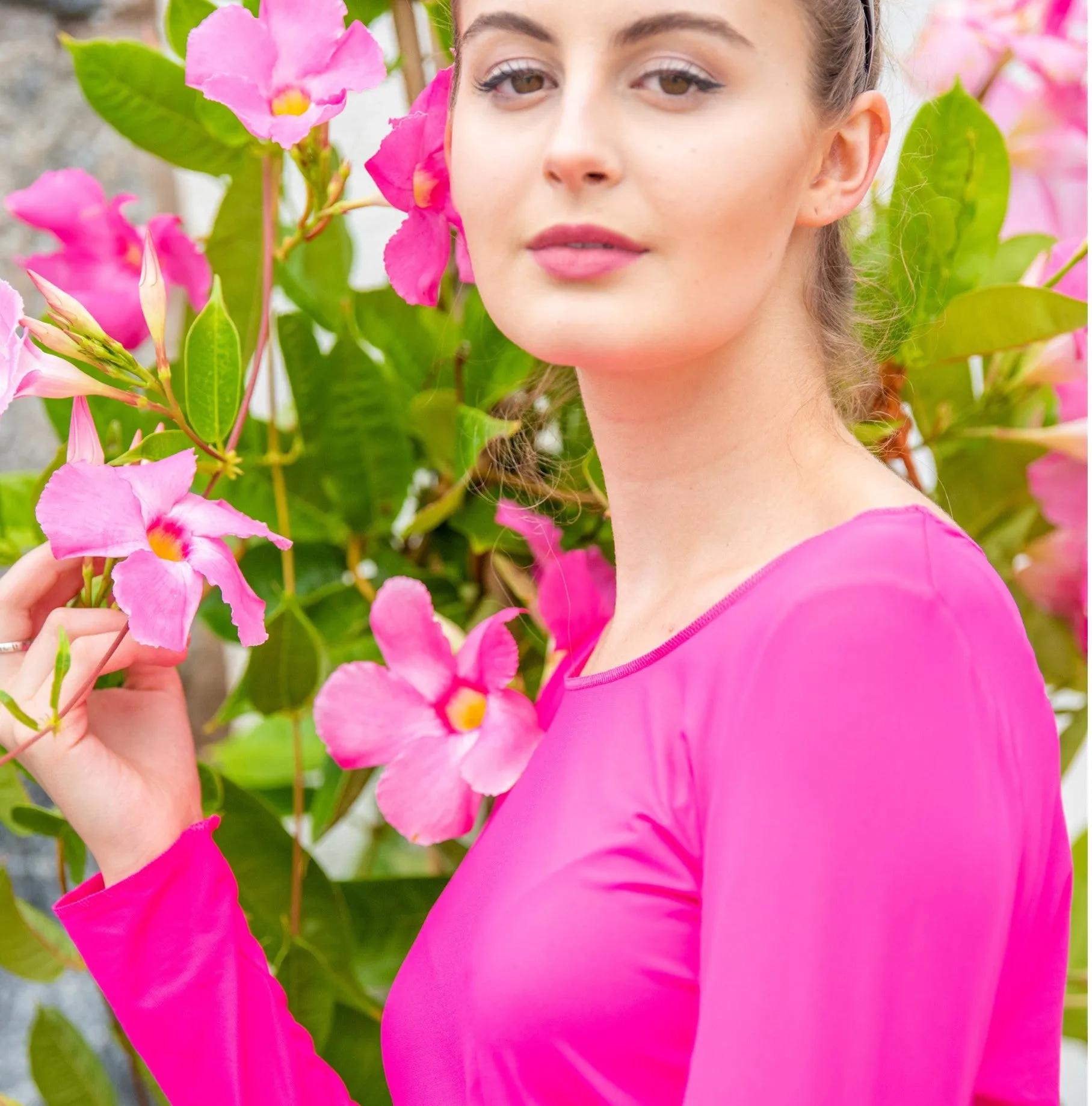 Sun Protector Top - Hot Pink