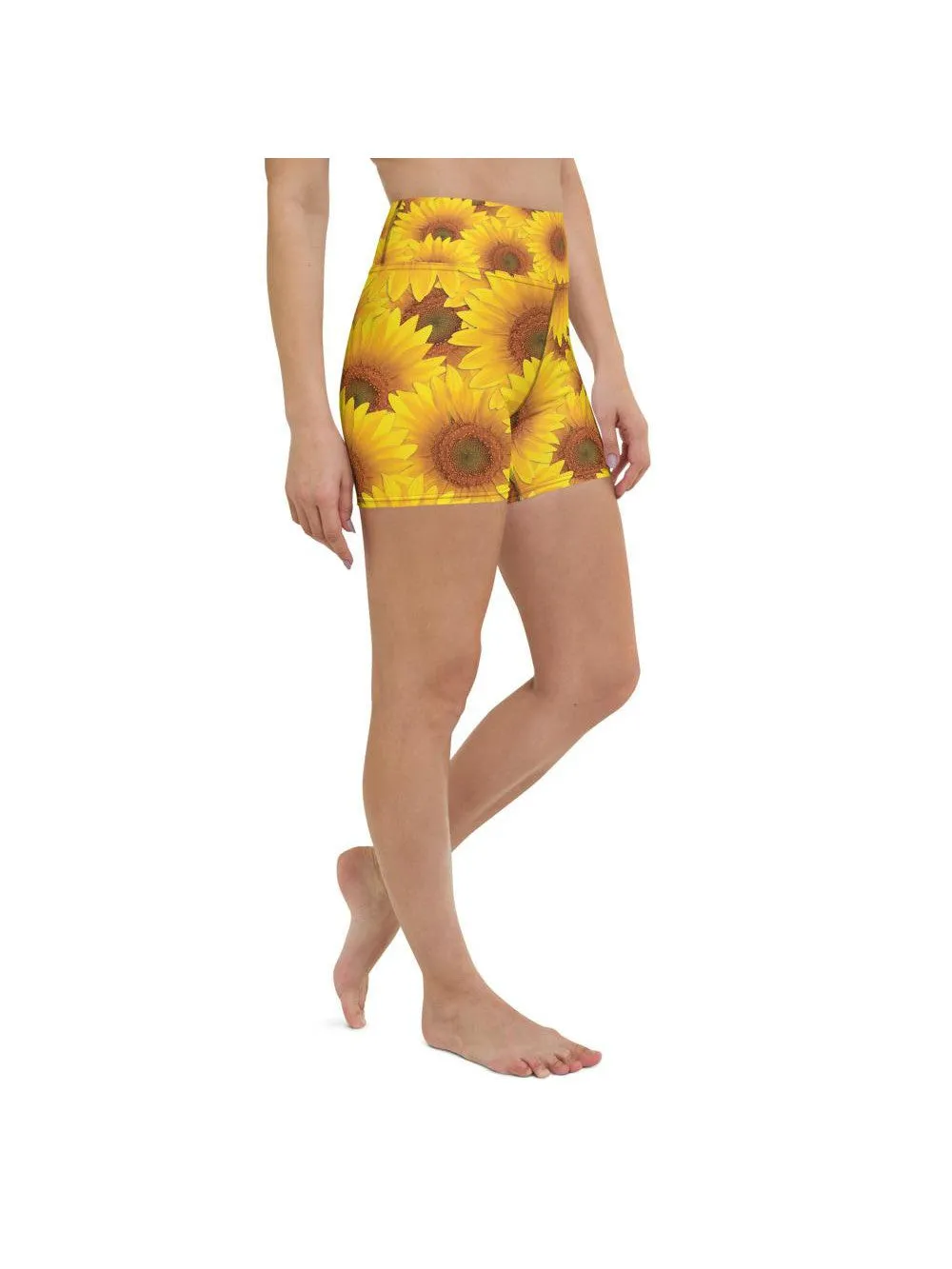 Sunflower Yoga Shorts