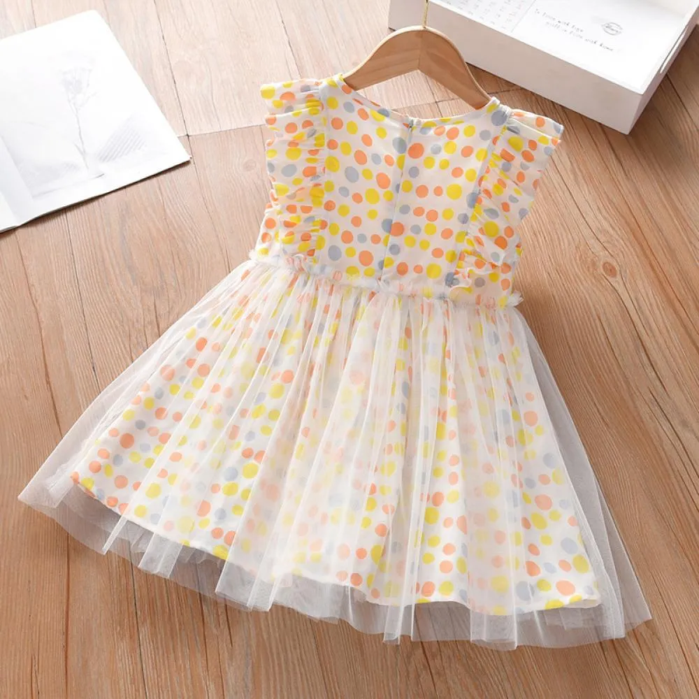 Toddler Girls Polka Dot Summer Ruffle Western Style Skirt Girls Boutique Clothing In Bulk