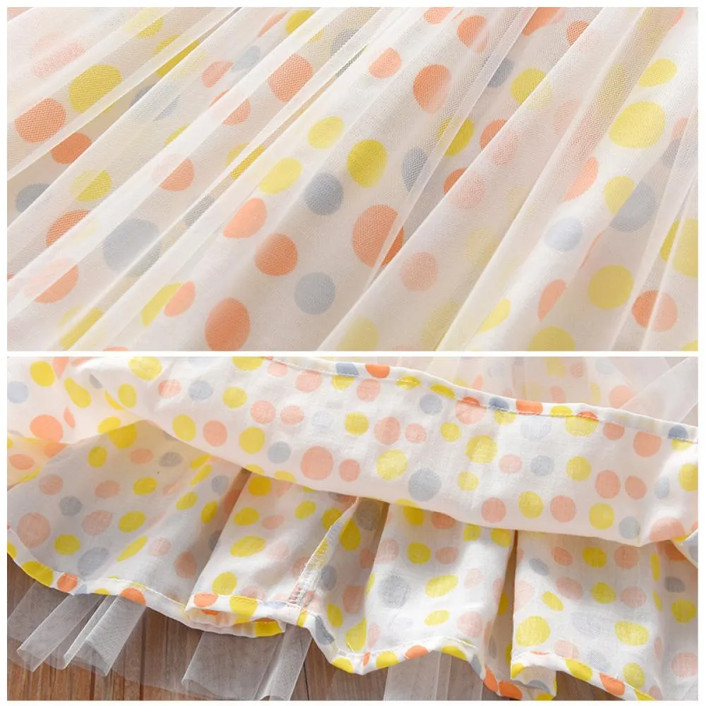 Toddler Girls Polka Dot Summer Ruffle Western Style Skirt Girls Boutique Clothing In Bulk