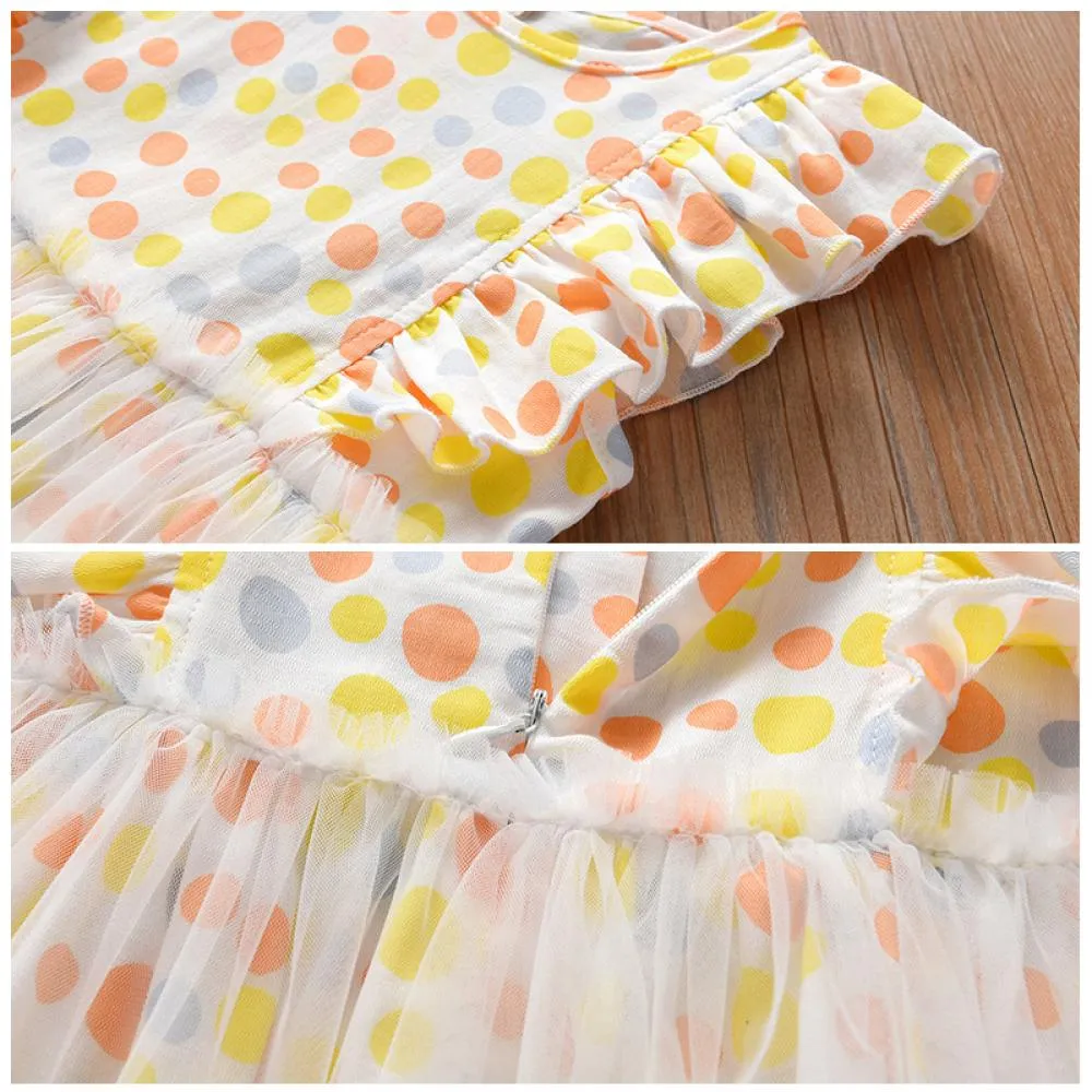 Toddler Girls Polka Dot Summer Ruffle Western Style Skirt Girls Boutique Clothing In Bulk