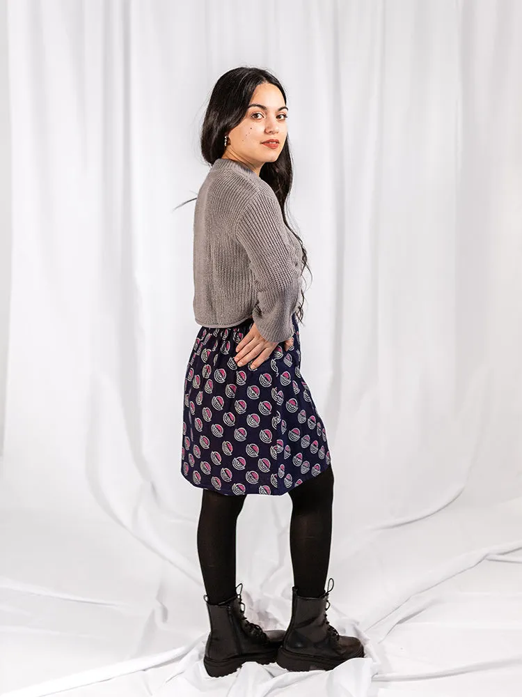 Val Mini Skirt - Deco Blue