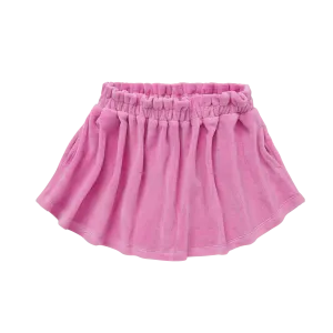 Velvet Skirt Purple Pink