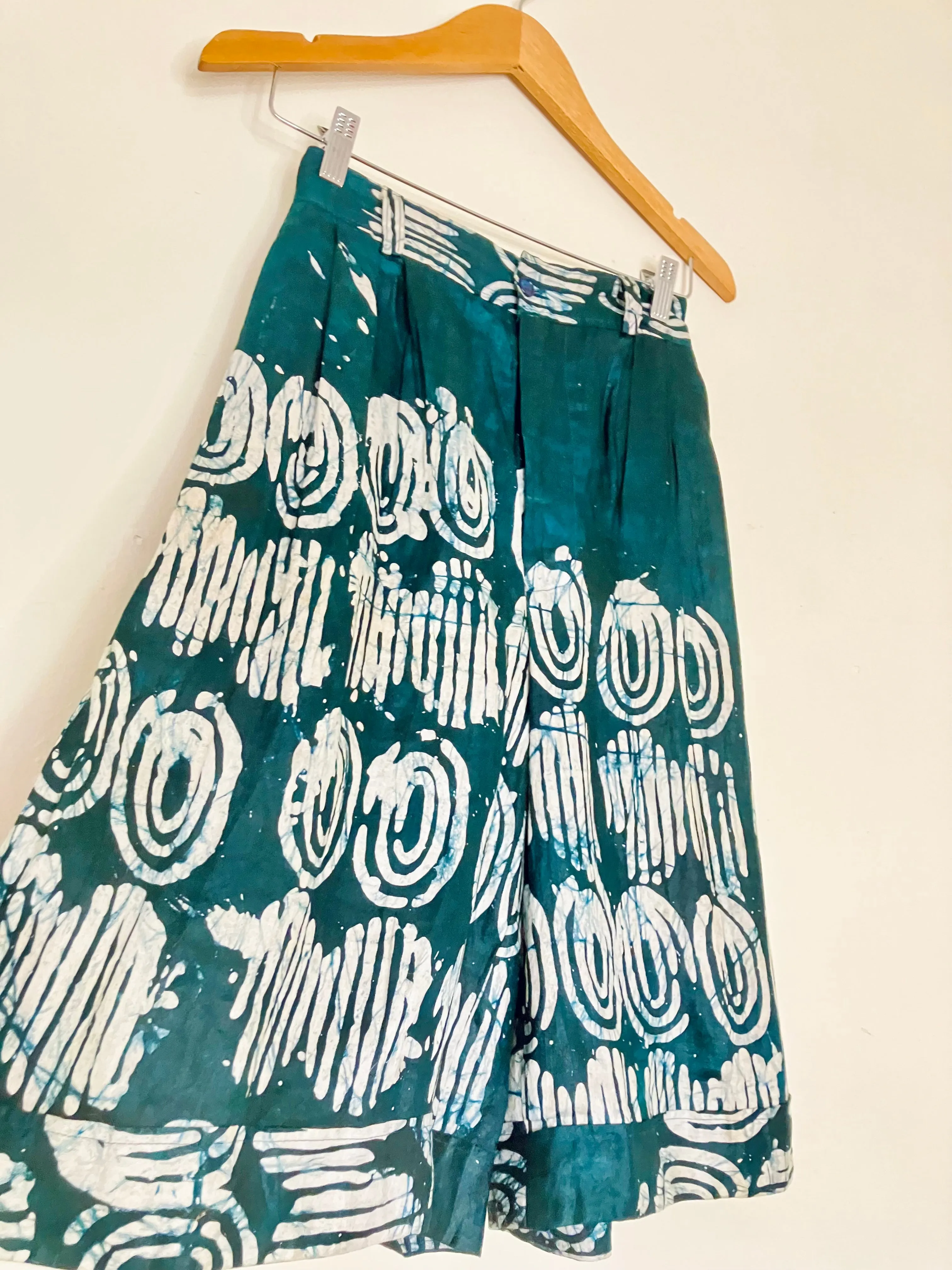 Vintage Deep Sea Teal Dyed Short Set
