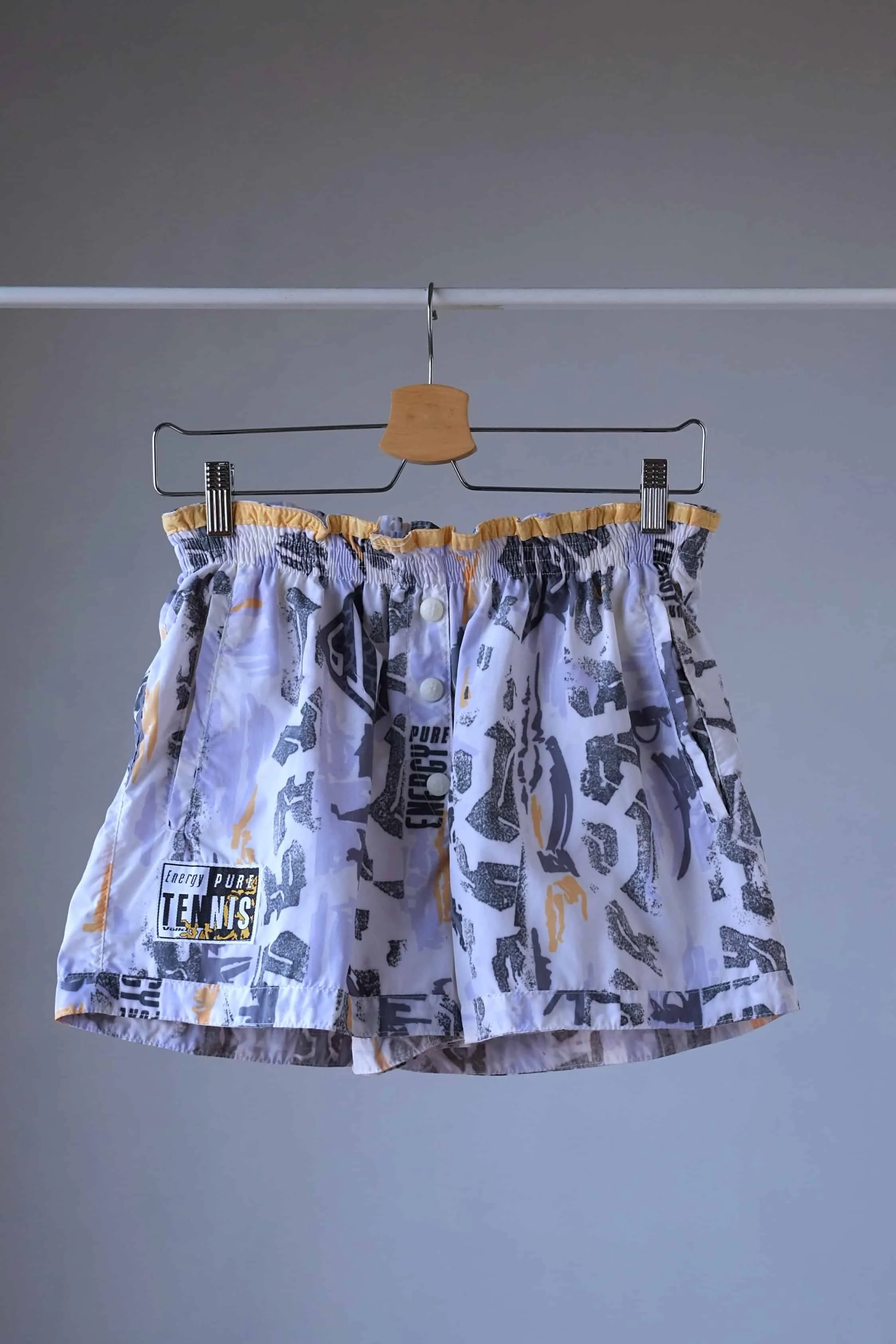 VÖLKL Vintage Printed Tennis Shorts