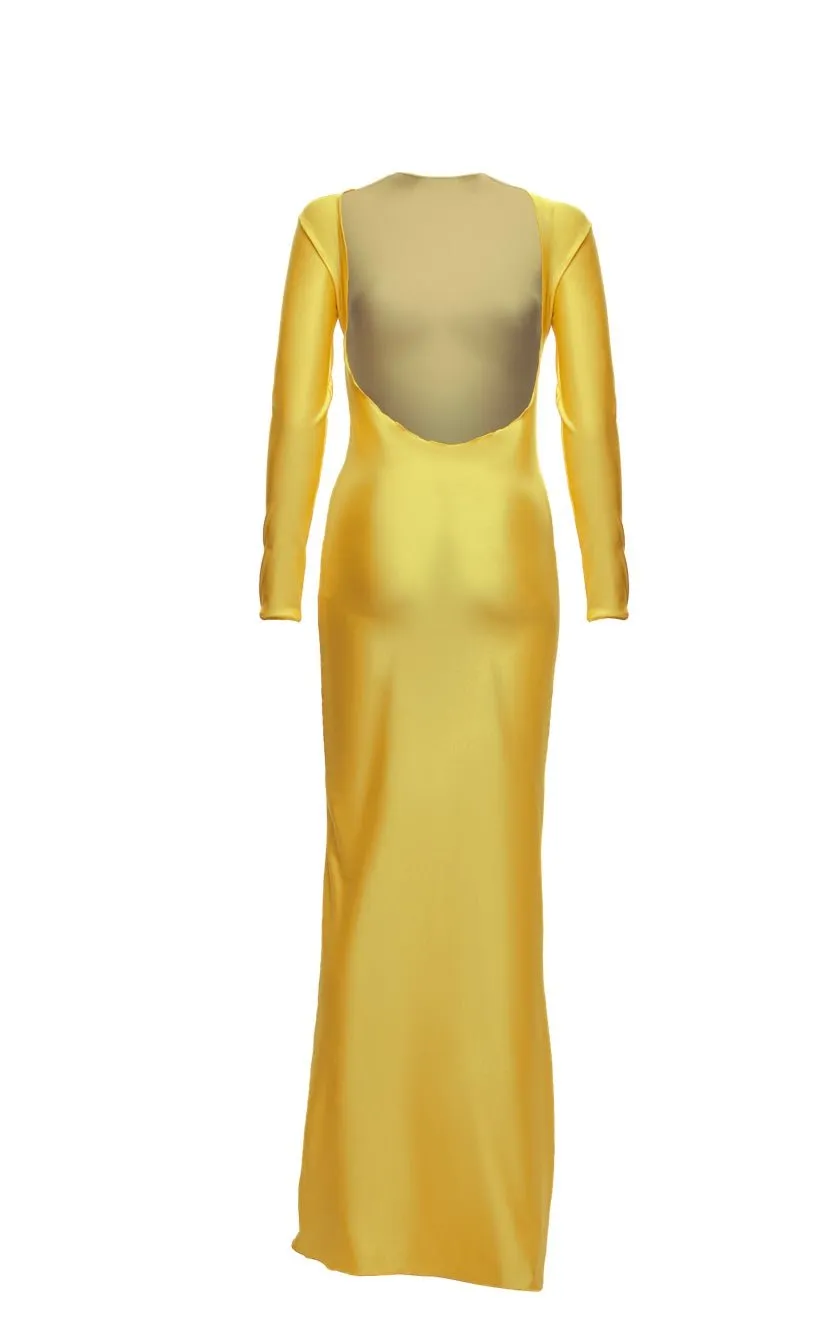 Yellow Sunset Mirage Beach Cover Up Dress
